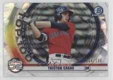 2020 Bowman Scouts Top 100 Chrome Atomic Refractor 4/150 Triston Casas 6fs