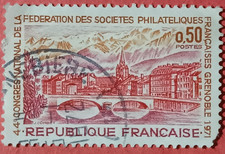 France 1971 - Philatelie Grenoble 0,50 - Yvert 1681 Oblitéré Used Stamp Post