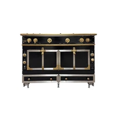 La Cornue Chateau 120 47" Black Gas Range, 2007