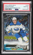 2022-23 Series 1 Young Guns Speckled Rainbow Foil Owen Power PSA 10 GEM MT 18yf
