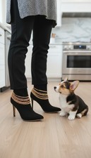 Women Boot Bracelet Gold Metal Chain Anklets Shoe Charm Strands Biker Motorcycle