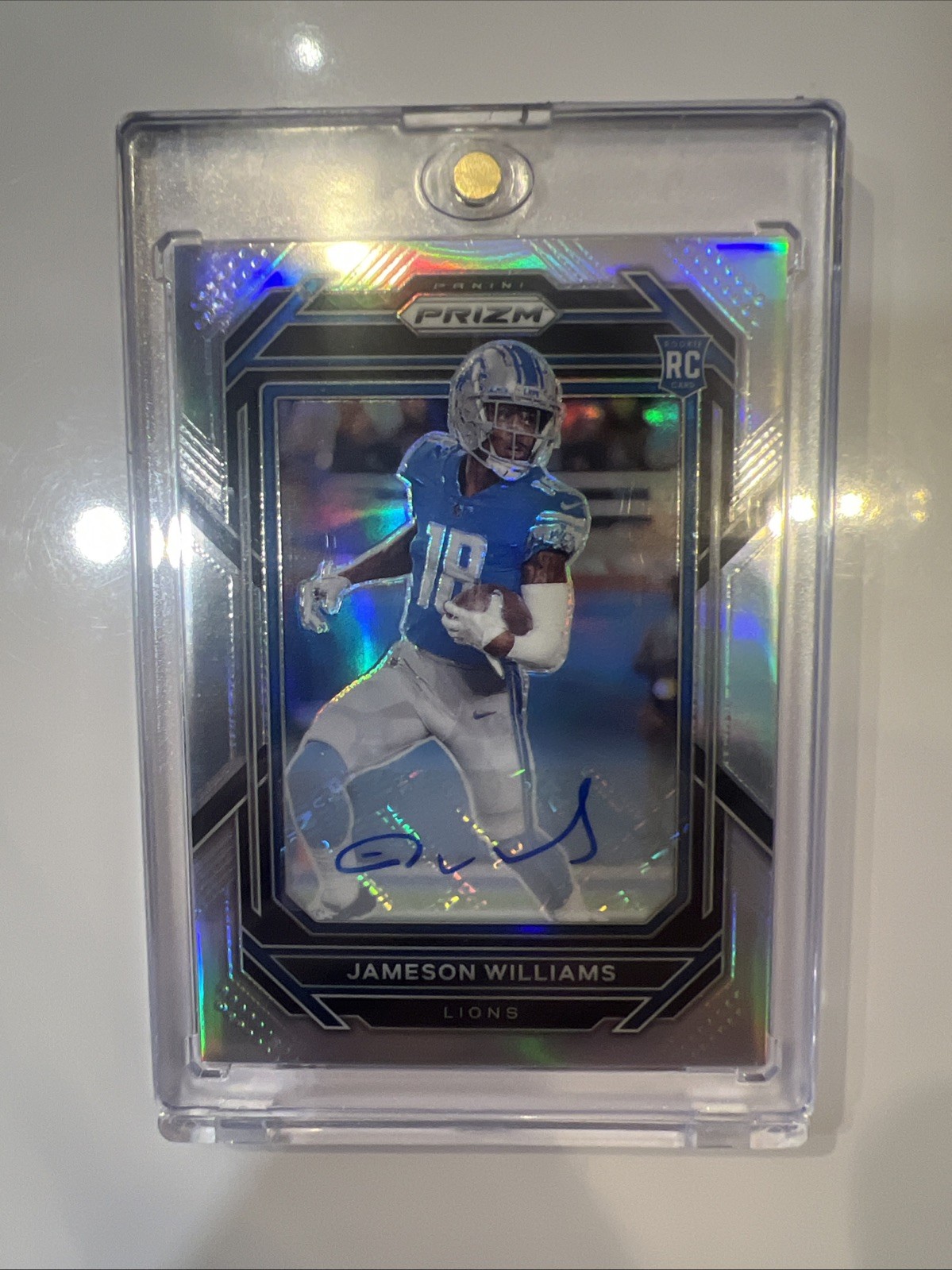 Jameson Williams Panini Prizm #311 Autograph Silver