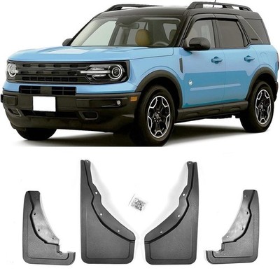 Full Set 4 Pcs For 21-26 Bronco Sport Mud Flap Rock Fender Splash Guard OE Style