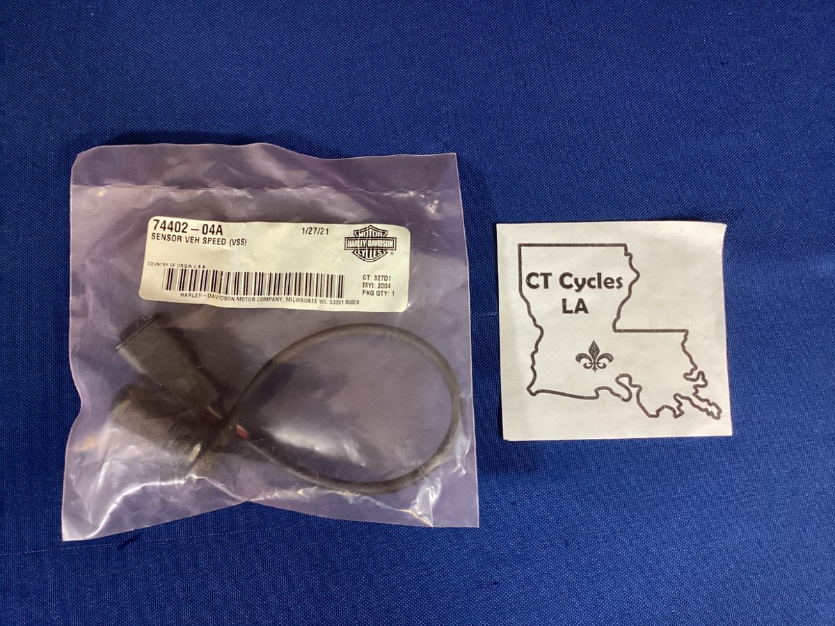 NEW OEM Harley Davidson Vehicle Speed Sensor, XL1200/883, 74402