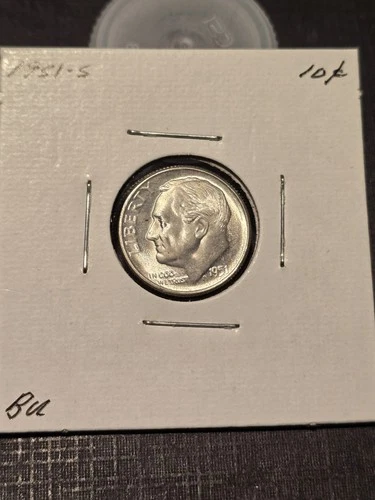 1951-S BU ROOSEVELT DIME