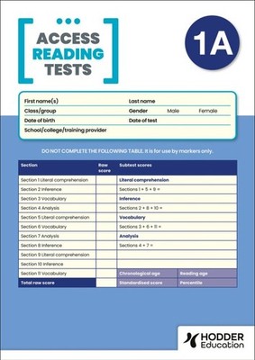 New Access Reading Test (Art) 1A, Pack of 10 [bundle] [Aug 30, 2024]