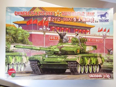Bronco Models 1:35 Scale China PLA ZTZ-99A1 Main Battle Tank model kit #CB-35040