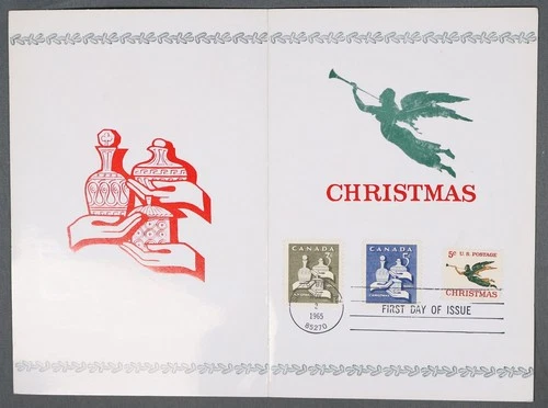 MayfairStamps Canada FDC 1965 Christmas Combo First Day Cover aax_26747
