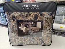 J Queen New York Amara Indigo 4 Piece Queen C...