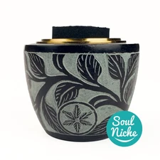 Carved Stone Mesh Screen Charcoal Incense Burner for Resin Incense