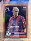 Topps Premier League 2026 Andrew Johnson Retro Threads Gold /50 Crystal Palace