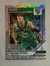 2024-25 Donruss Euroleague Press Proof Purple Deividas Sirvydis /275 #5 (B)