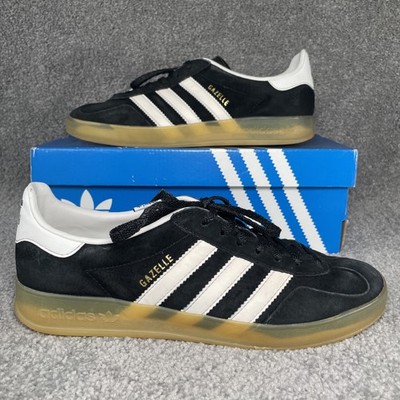 Adidas OG Gazelle Indoor Black Größe 7,5 UK EU 41,3 2014 Edition Gummisohle V24910