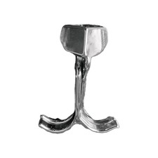 Champagner Sektflaschen Öffner Verchromt mit Griff Vintage