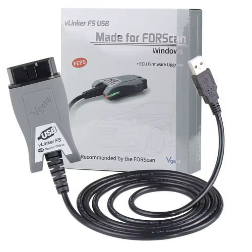 Vgate vLinker FS USB OBD2 ELM327 HS/MS-CAN pour Ford Mazda Interface Diagnostic - Photo 1/10