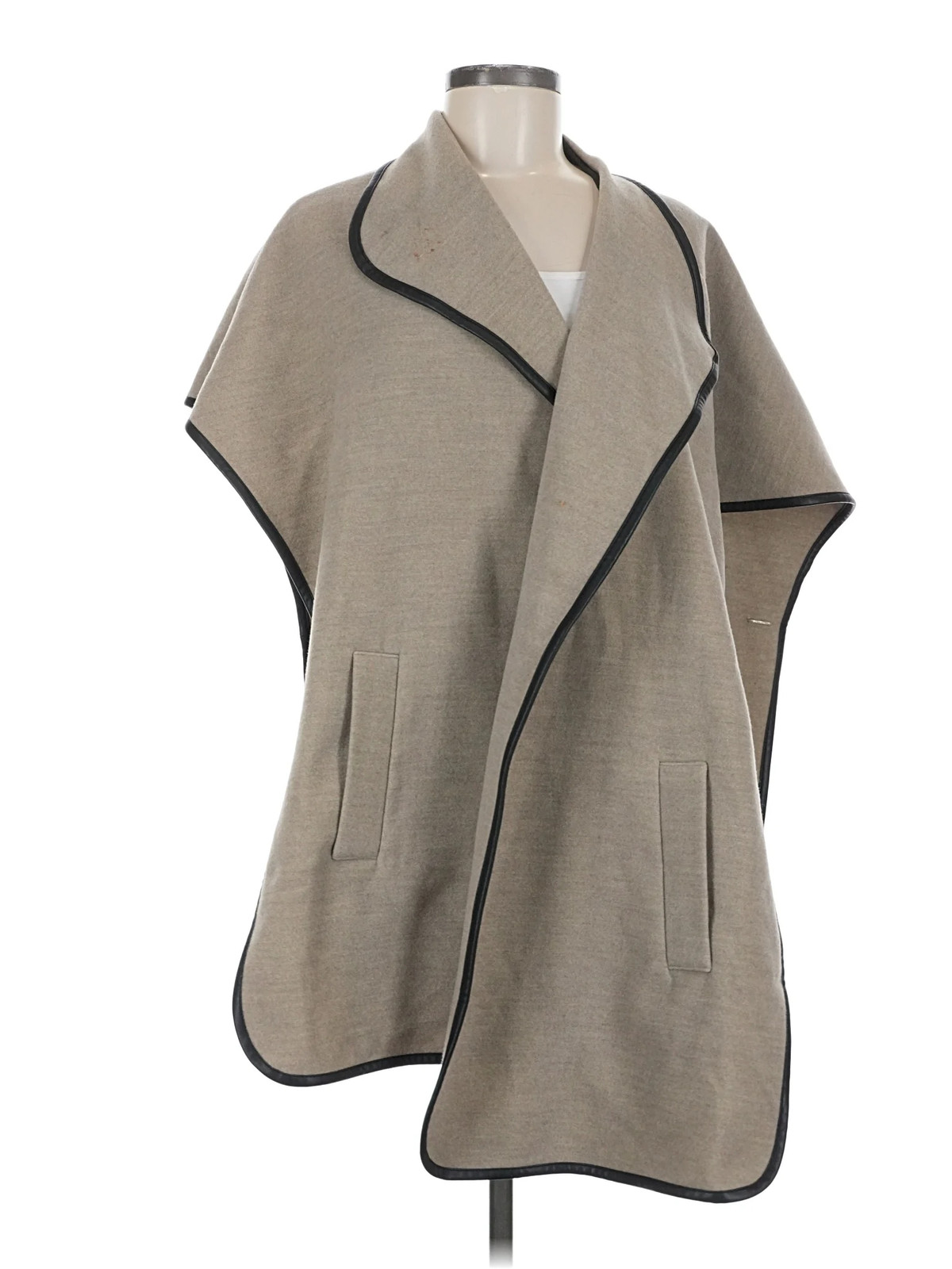 Calvin Klein Women Gray Coat One Size