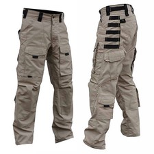 Herren Tactical Cargohose Army Military Multi-pocket Pants Outdoor Combat-Hiking