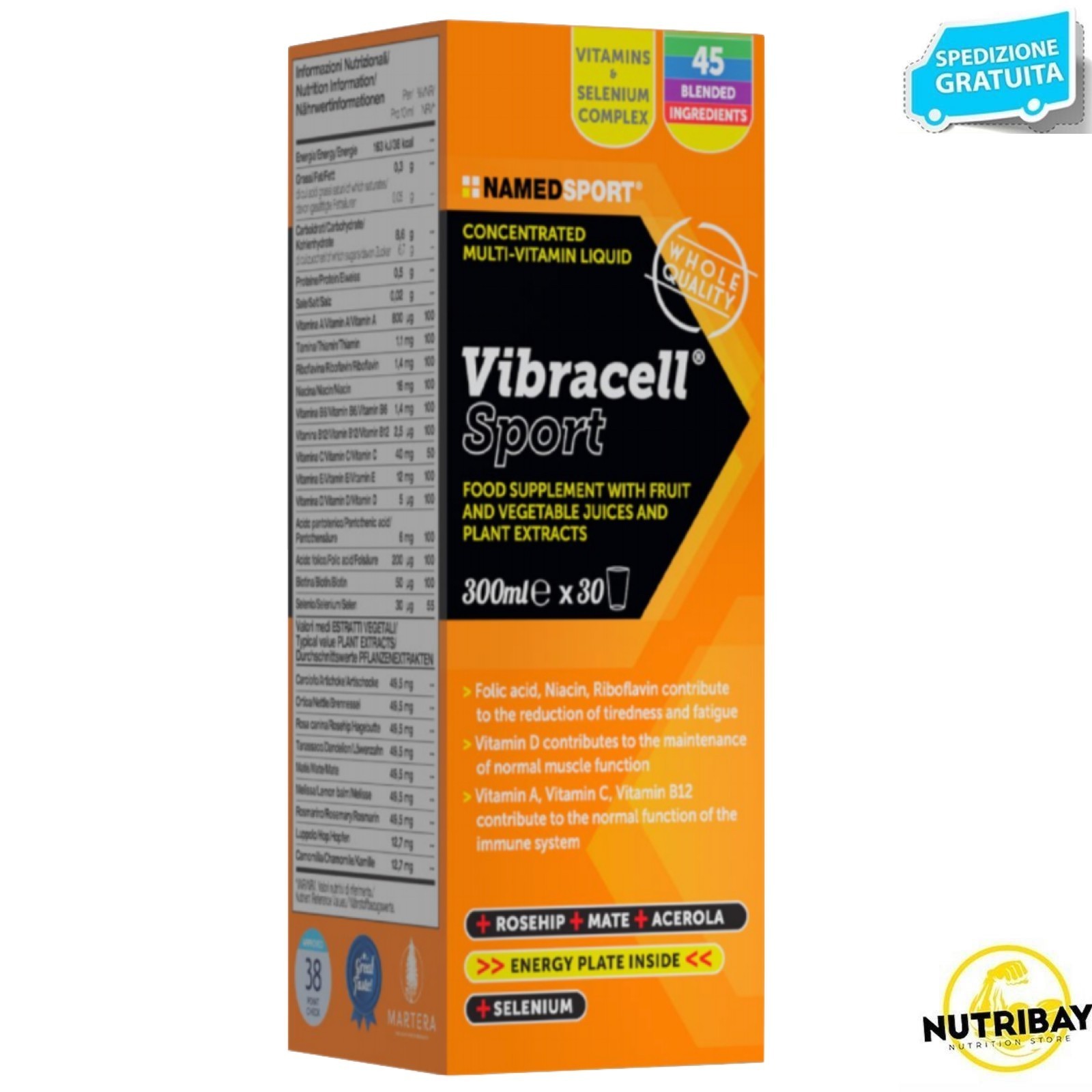 Vibracell Sport NAMED SPORT 300ml - Recupero e Performance Atleti