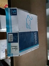 Swan Standard High Neck Sink Pillar Taps Chrome Plate, Pair C58103.