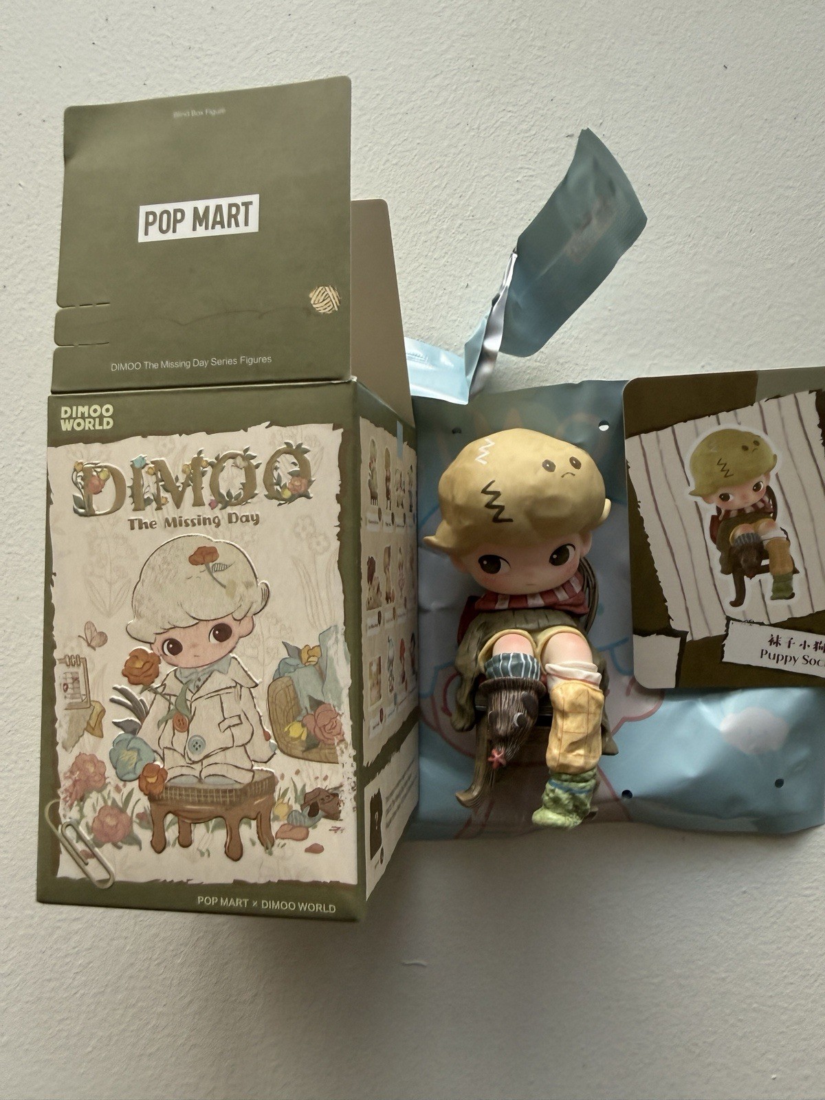 Pop Mart Dimoo The Missing Day Series Figure - Puppy Sock