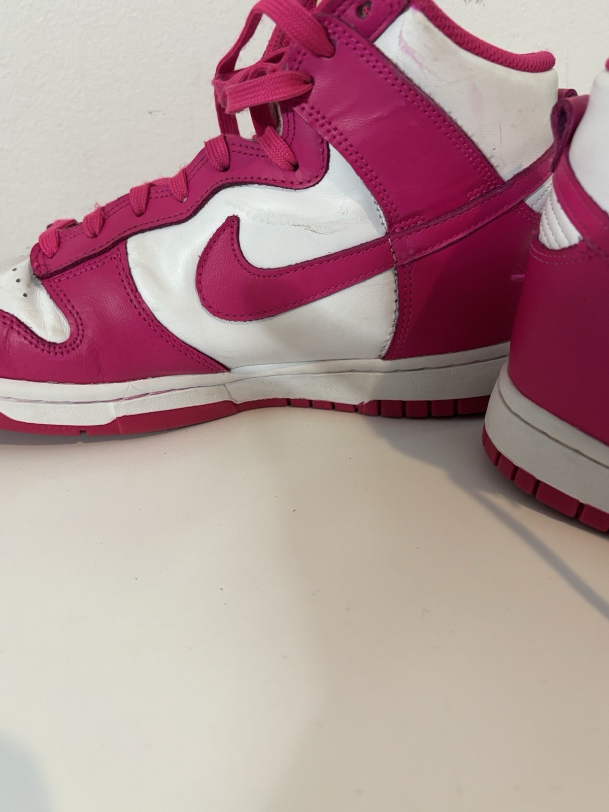 Nike Women Size 8 Dunk High Pink Prime High Tops Casual Sneakers thumbnail 9