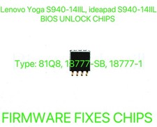 Lenovo Yoga S940-14IIL, ideapad S940-14IIL, NO PASSWORD BIOS CHIP Type 81Q8 81R1