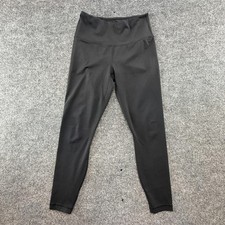 90 Degree By Reflex Leggings Womens Medium Black High Rise Ankle Yoga Athletic