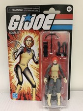 GI Joe Retro Collection Scarlett  Walmart Exclusive 3.75     New  MINT Condition
