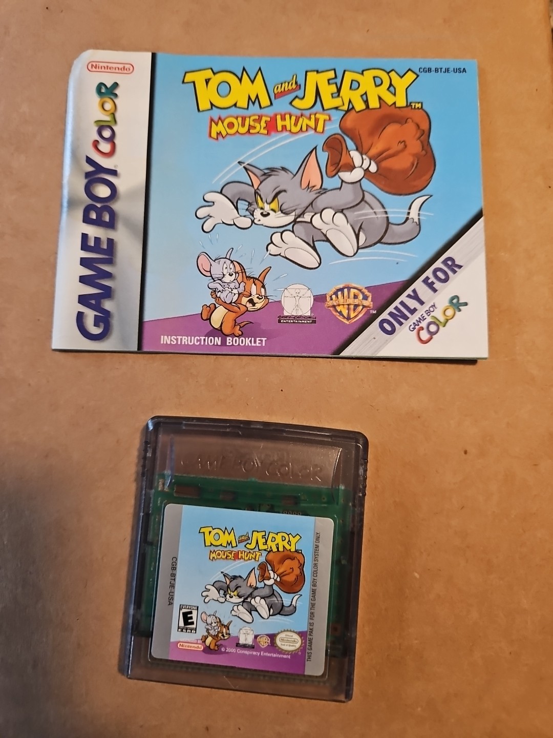 Tom and Jerry: Mouse Hunt (Nintendo Game Boy Color, 2001) for sale ...