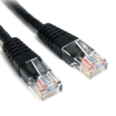 Startech M45PATCH25BK 25ft Cat5e UTP Patch Cable RJ45 Black