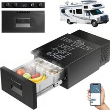 RV Car Protable Refrigerator 12V 24V 33 Quart 31L Drawer Freezer for Truck Van