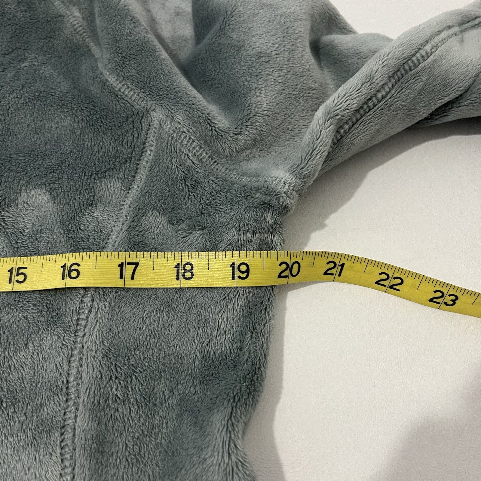 Free Country Womens Plush Butter Pile Jacket Sage Mist Pockets Soft & Cozy Large