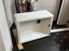 For Sale: Large Reclaimed White Belfast Sink - Vintage Charm