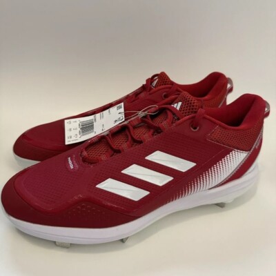Adidas Icon 7 Low Top Metal Baseball Cleats Red/White S23861  display picture 2