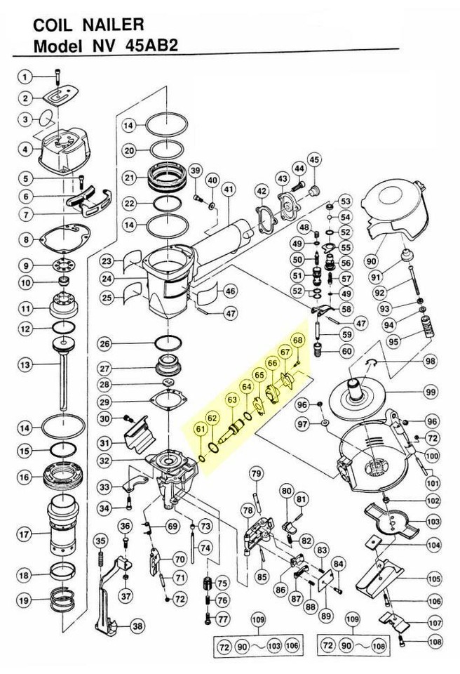 Repuestos Para Pistola Metabo CoFast® Feed Piston Set 3 O-Rings - Foto 9