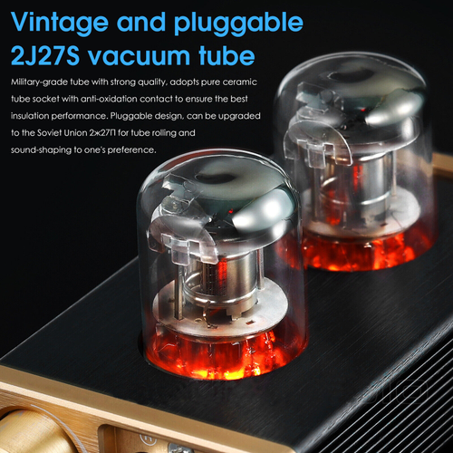 Nobsound E6 Direct Heated Vacuum Tube Class A Stereo Audio Pre-Amplifier 12J1S - Picture 7 of 8