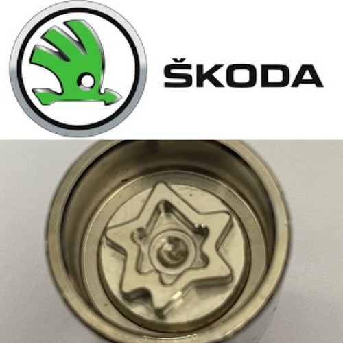 SKODA LOCKING WHEEL NUT BOLT KEY MASTER KEY REMOVER - LETTER D 764 Code
