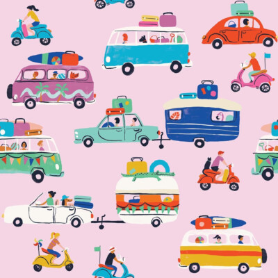 campervan fat quarters