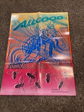 1991 Vtg Allgood Ride The Bee Poster Funk Rock Blues Rare Southern Jam Band 90s
