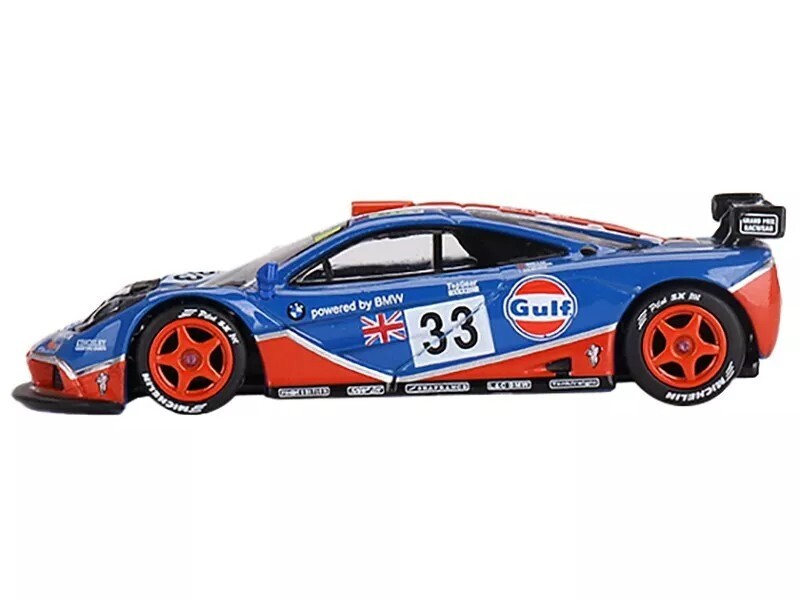 Mini GT #723 1/64 McLaren F1 GTR #33 1996 Le Mans 24Hr Model Car