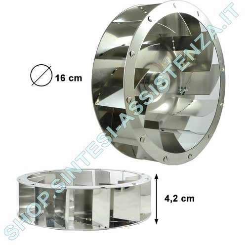 VENTOLA GIRANTE 12 PALE PER MOTORE VENTILATO FORNO ALFA 43 SMEG 069290182 |  eBay