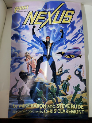 First Comics The Original Nexus Comic Book Store 22" x 14" Promo Poster ...