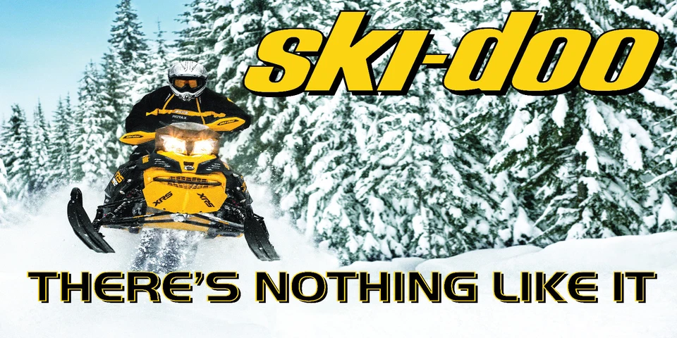 PRIME FX Ski Doo Banner Mancave Garage Vinyl Snowmobile Racing