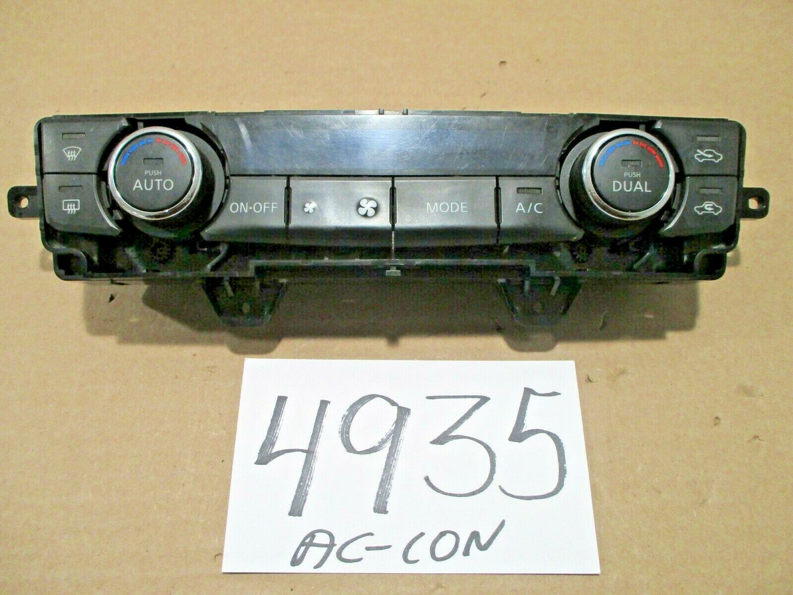 2013 2014 2015 Nissan Altima AC and Heater Control Used Stock #4935-AC 