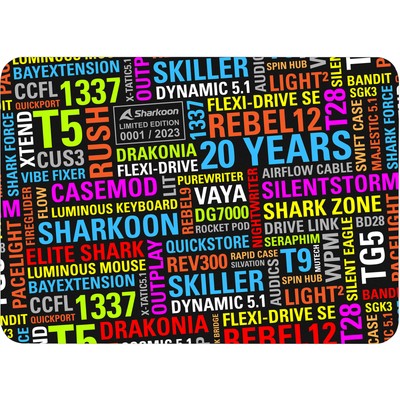 Sharkoon Gaming-Mauspad 20 Years Limited Edition Mouse Mat
