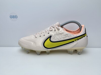 Nike Tiempo Legend Elite 9 Soft Ground Anti Clog Fußballschuhe Guava Ice UK 7