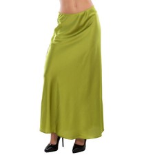 Women's Long Elegant Glossy Swing Satin Ceremony Skirt TOOCOOL VB-66033