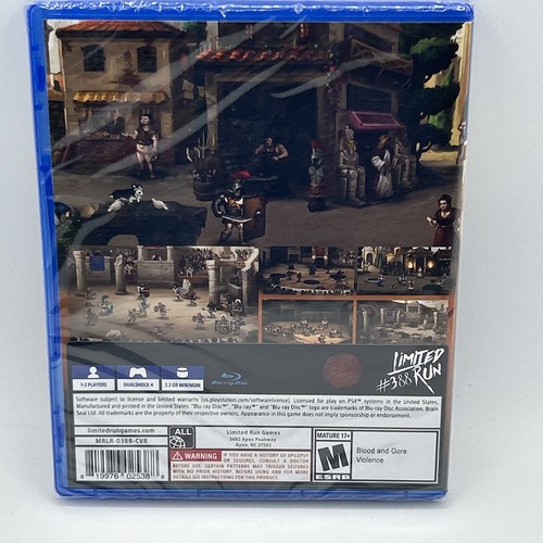 Story of a Gladiator PS 4 (Limited Run Games) New and Sealed - Picture 2 of 5