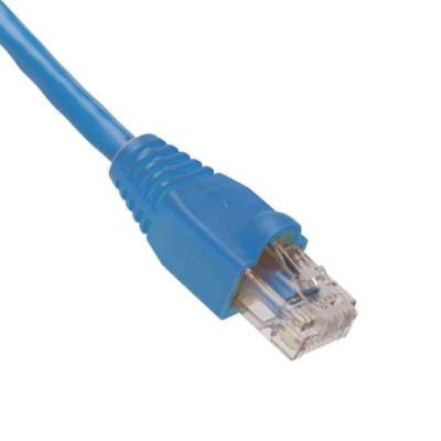  Cat6 PLENUM Patch Cable 250FT BLUE RJ45 CONNECTORS INSTALLED MADE IN USA CAT5E