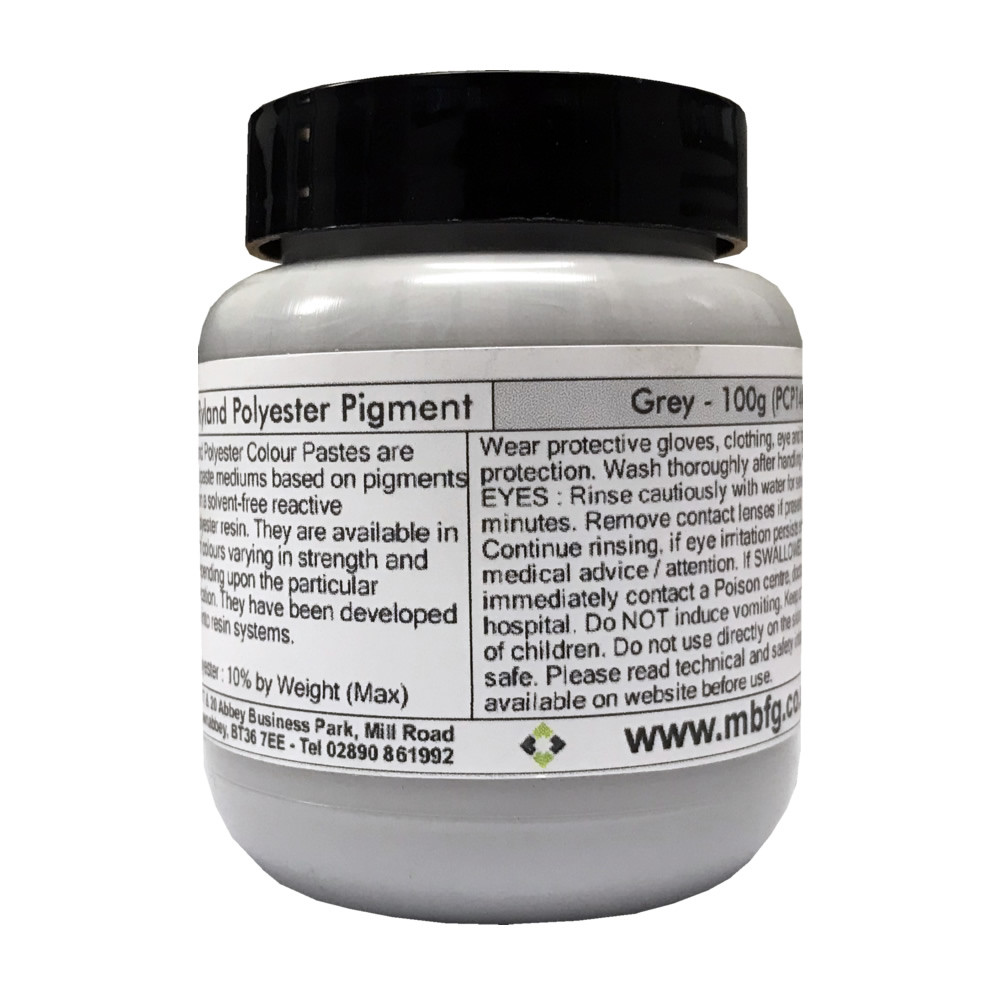 Grey Pigment For Polyester Gelcoat / Flowcoat / Resin - 100g
